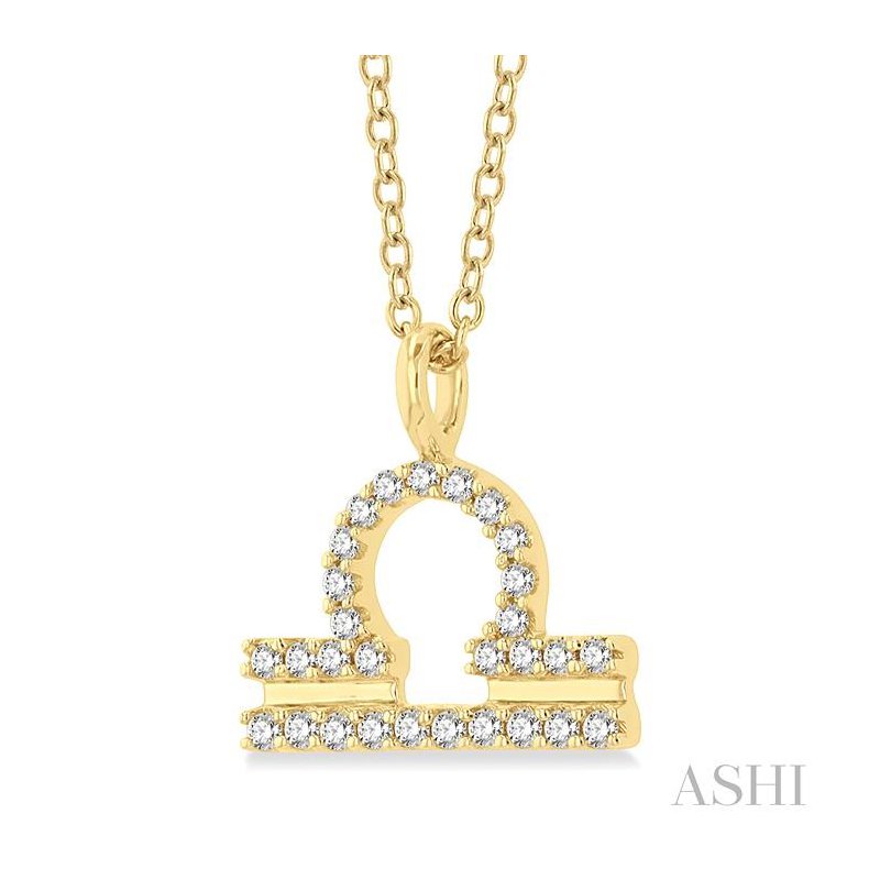 ASHI Libra Zodiac Diamond Pendant 635Y8HDTSPDYG-LIBR ASHI Libra Zodiac Diamond Pendant 635Y8HDTSPDYG-LIBR