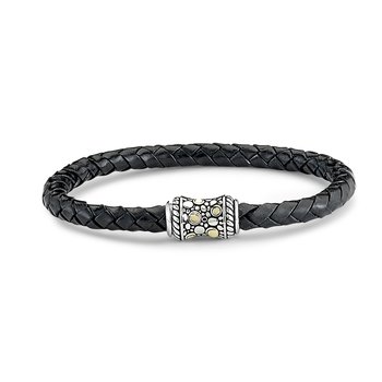 Samuel B STERLING SILVER TWIST WEAVE BRACELET 63252B.SL8.5