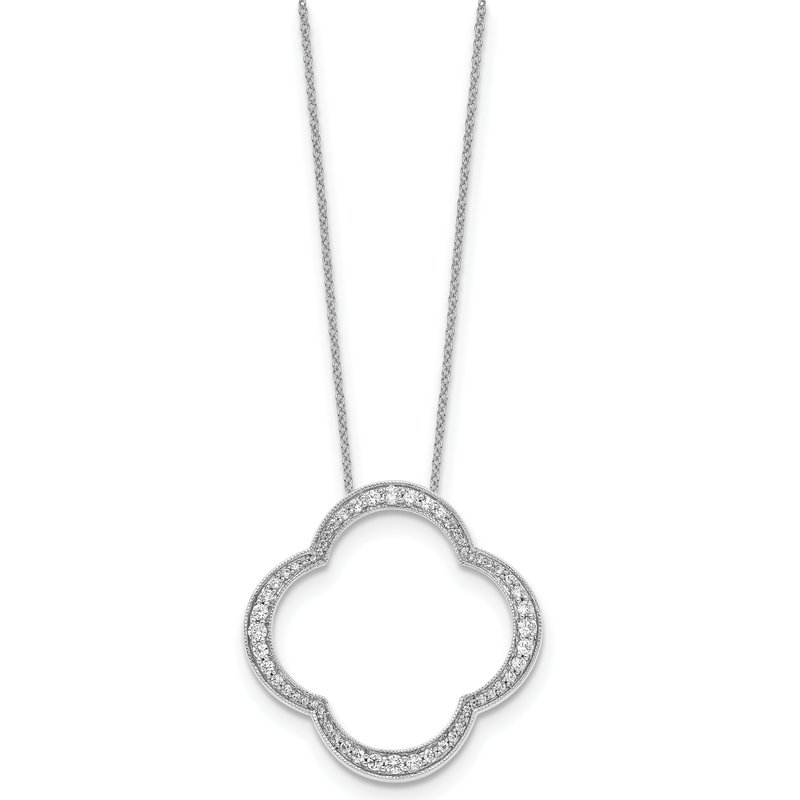 True Origin 14K White Gold 1/6 carat Lab Grown Diamond VS+ F+ 18 in ...