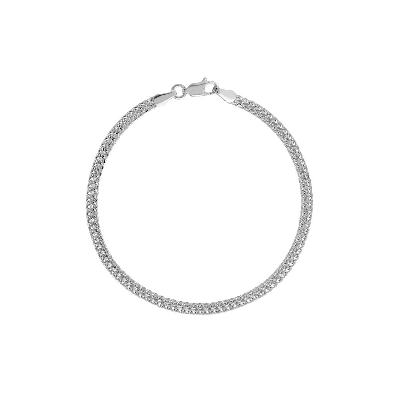 Midas Chain 2 Row Hollow Wheat Chain Bracelet MZ005494