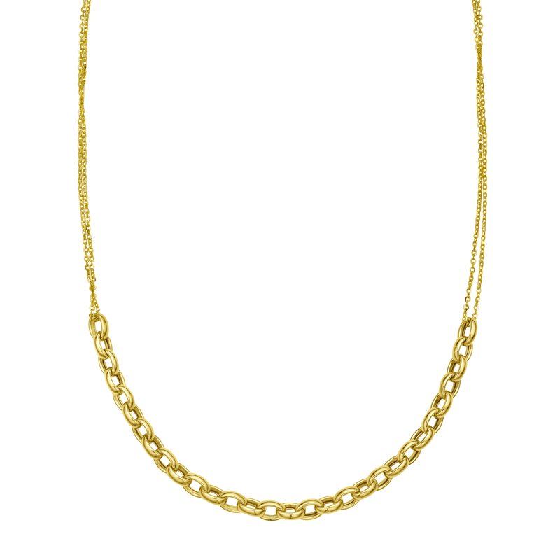 Adjustable Rolo Chain Royal Chain 14K Adjustable Rolo Link Necklace C18869-26 - Windy City ...