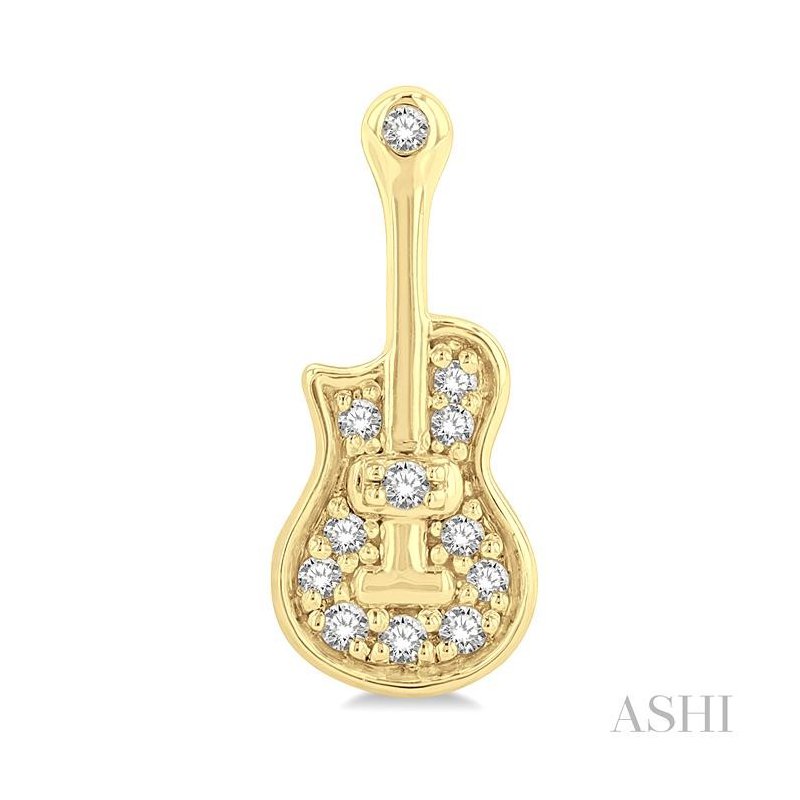 みみにーページ ASHI Guitar Petite Diamond Fashion Earrings 642N8METSERYG