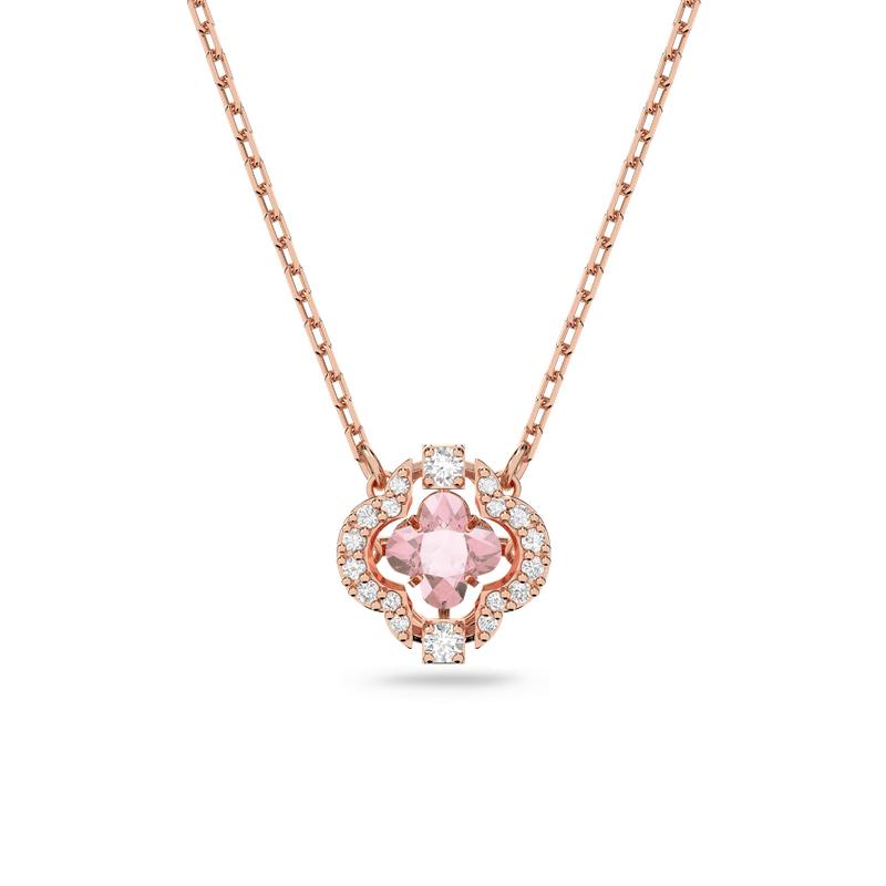 SS SPARKLING DC:NECKLACE CZMO/ROS 5604192 - Jeffrey Jewelry SS SPARKLING DC:NECKLACE CZMO/ROS 5604192 - Jeffrey Jewelry