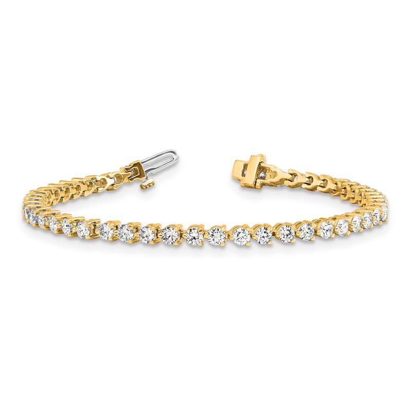 Quality Gold 14k Complete 4.73 carat Round A Diamond 3-prong