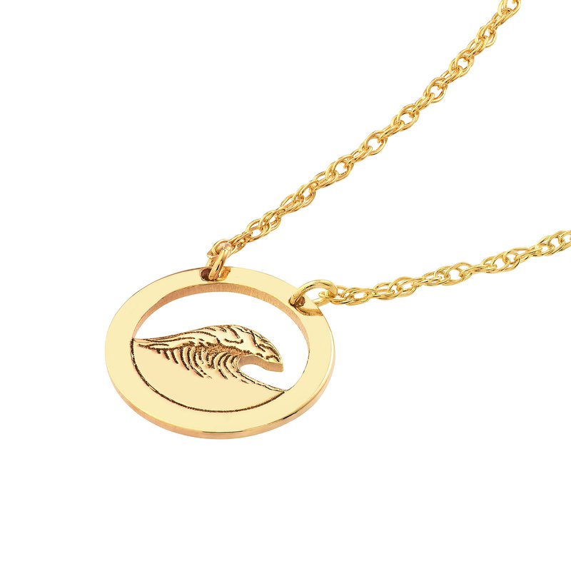 Midas Chain So You Wave Open Circle Necklace MF043313