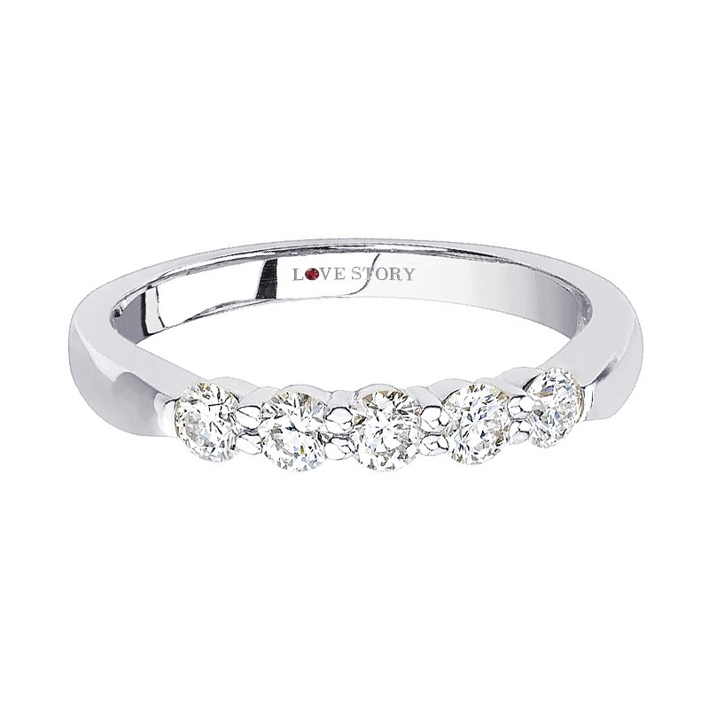 Love Story Diamonds Wedding Band 355-21021 - Kux Jewelers