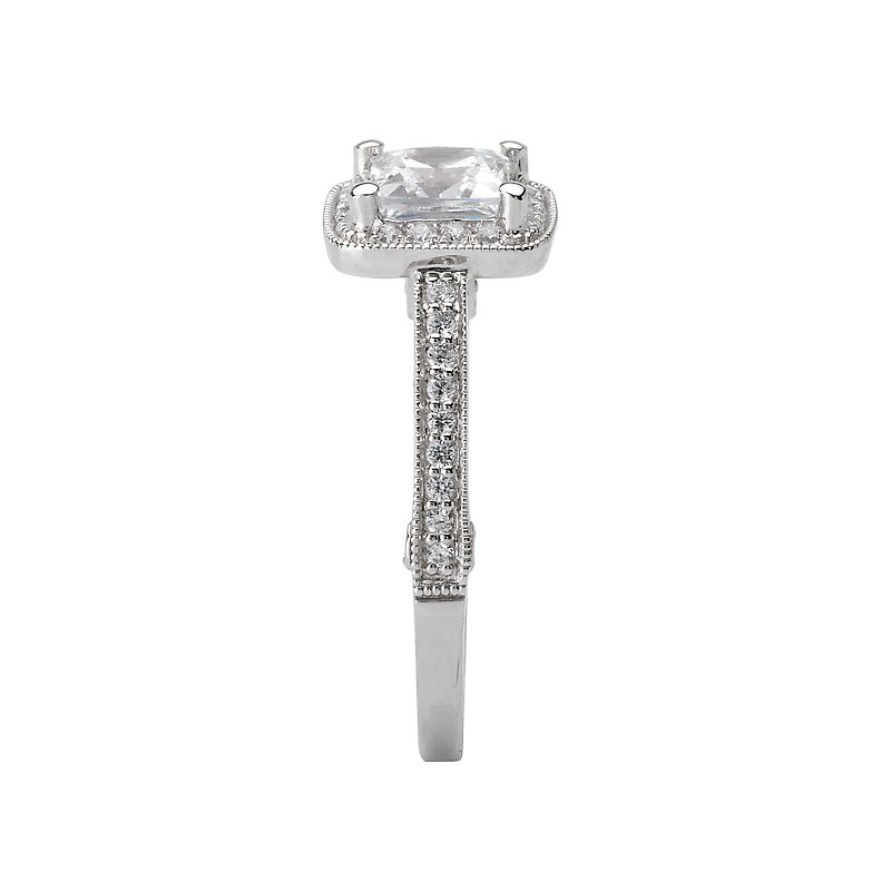 当季大流行 Semi-Mount Halo LaVie Diamond Diamonds - 115073-100 Ring ゴルフバッグ・キャディバッグ