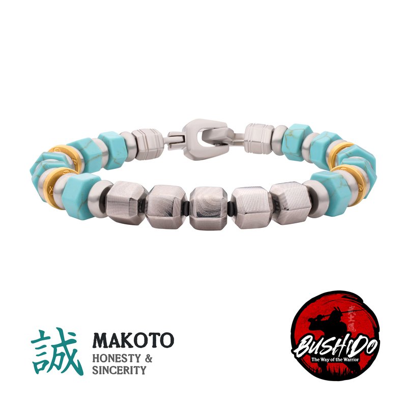 アクセサリー MASU STUDS DENIM NARROW BRACELET(INDIGO) Upcycled Handmade Studded Denim Bracelet, Boho Cuff