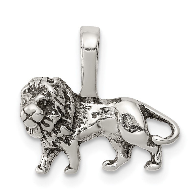 Lion Charm Antiqued Sterling Silver Lion Charm Antiqued Sterling Silver