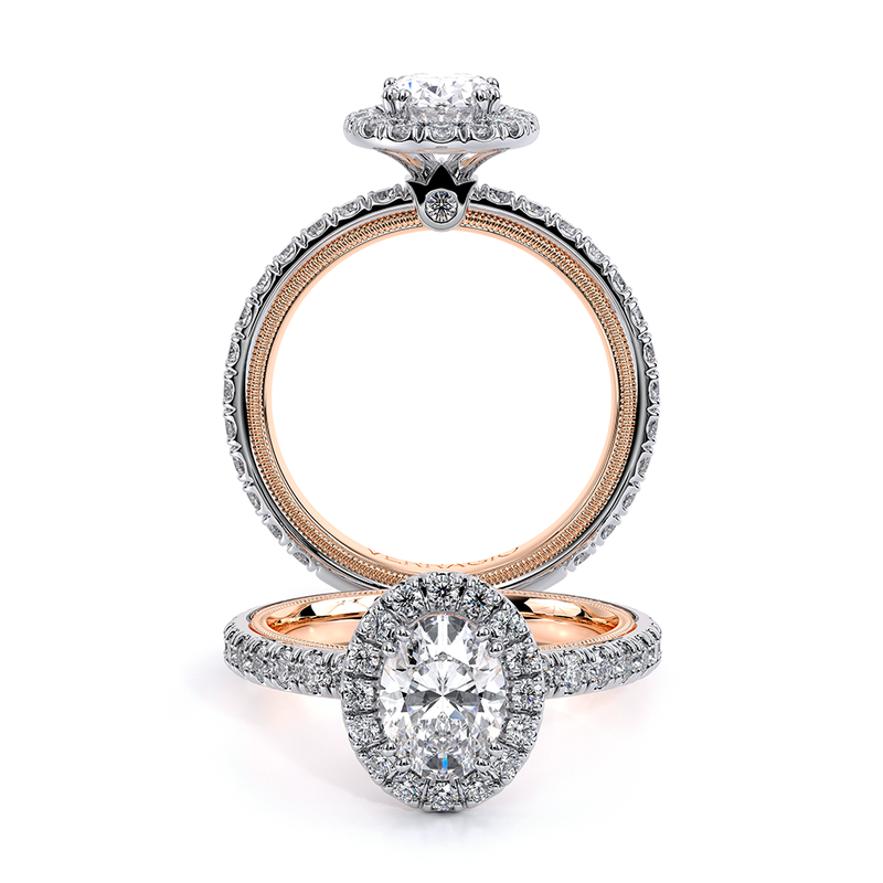 Verragio Tradition-180hov-14k Rose Gold Oval TRADITION-180HOV