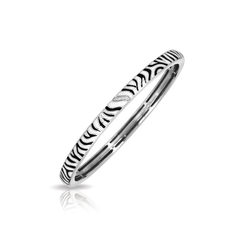 Belle Etoile Zebra Bangle 07211321801 - Ron Jewelers