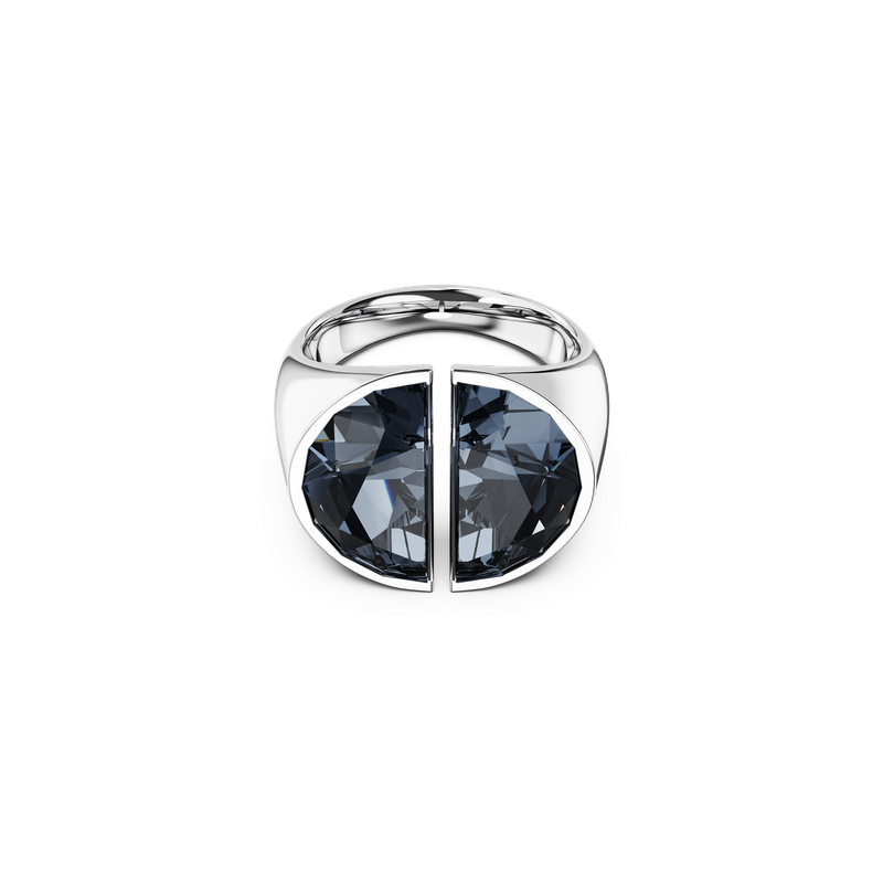 Swarovski Lucent cocktail ring, Gray, Rhodium plated 5670362