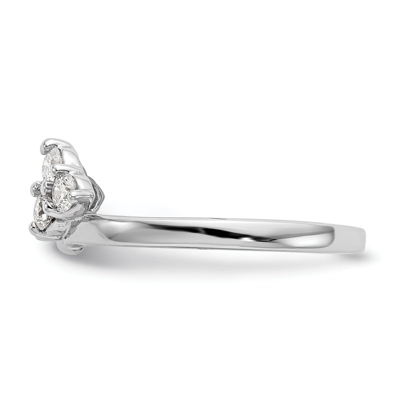 True Origin 14K White Gold 3/8 carat Lab Grown Diamond VS+ F+ Complete ...