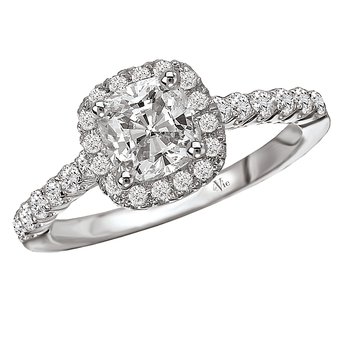 LaVie Halo Semi-Mount Diamond Ring 115217-100 - Kennedy Jewelers