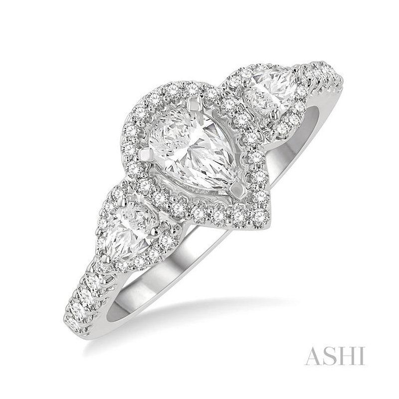 PRY シュウトDistorted Diamond Ring PRY シュウトDistorted Diamond Ring 0.145 CT. T.W. Diamond