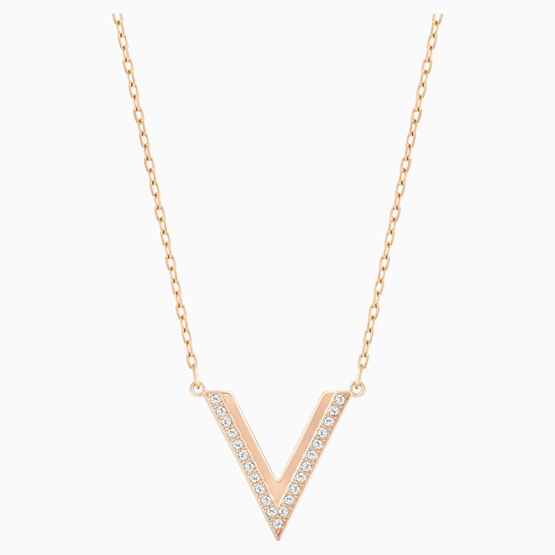 Swarovski v necklace discount