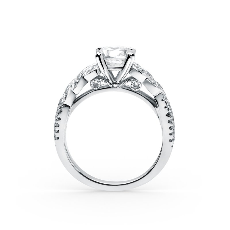 Kirk Kara Twist Filigree Diamond Engagement Ring K133R Hashtag