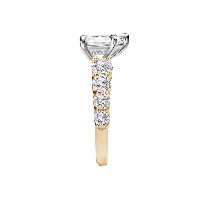 Romance Diamond Band Semi-Mount Engagement Ring 117848