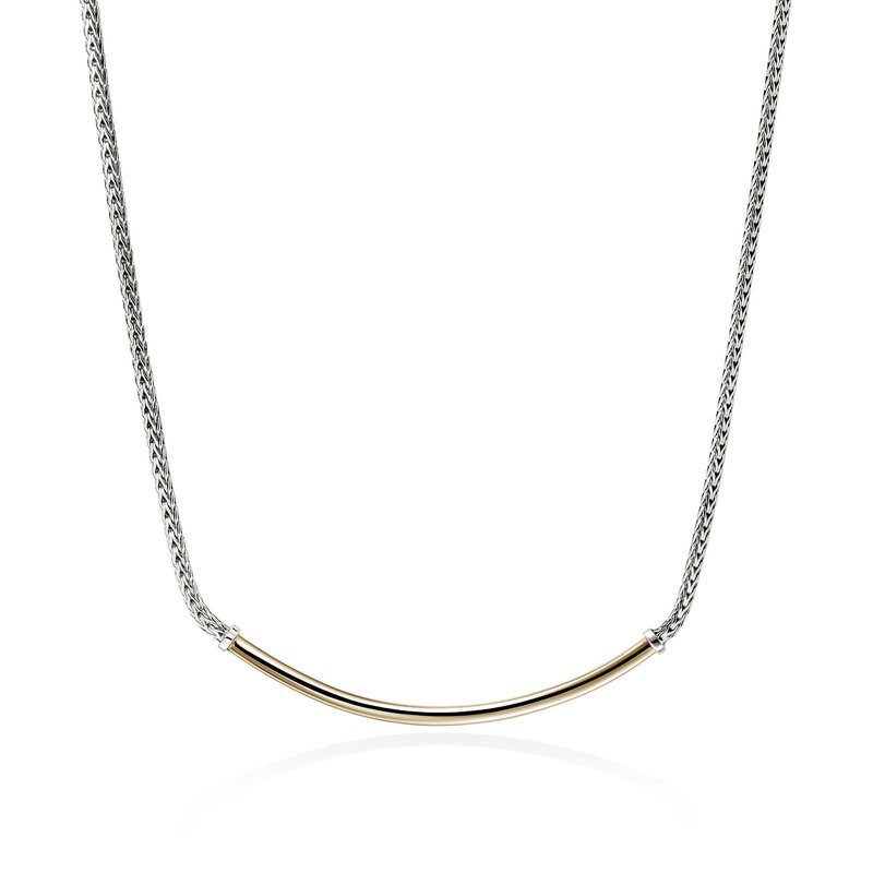 JOHN HARDY JH Essential Necklace, Gold, Sterling Silver, 2.5