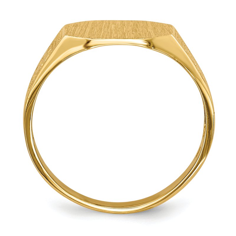 オリゴン U字リング(大) 14k 8.5x9.0mm Open Back Signet Ring RS363 | eBay