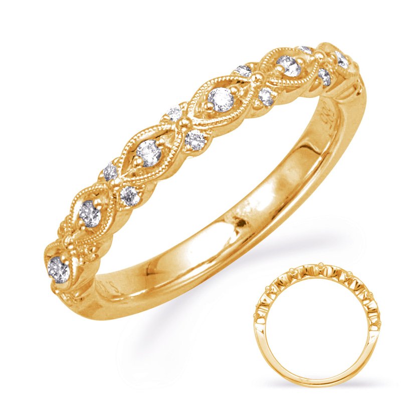 ◆STONEHENgE◆ Braid 14K Ring SA25A42U SAG-25A42U-R4RCG05 Goldhenge Stonehenge Motif Ring - 18 Karat Yellow Gold