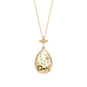 Starlight Teardrop Pendant.33TW TJC14B3390D