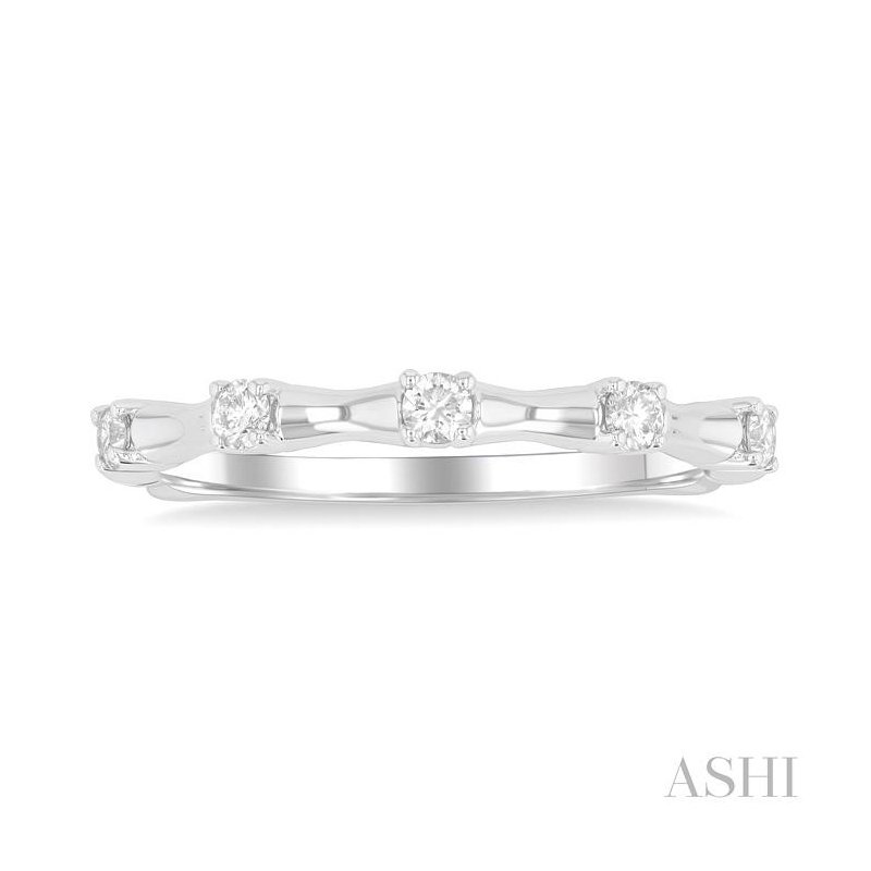 Crocker's Collection Diamond Fashion Bamboo Ring 30267CFFGWG