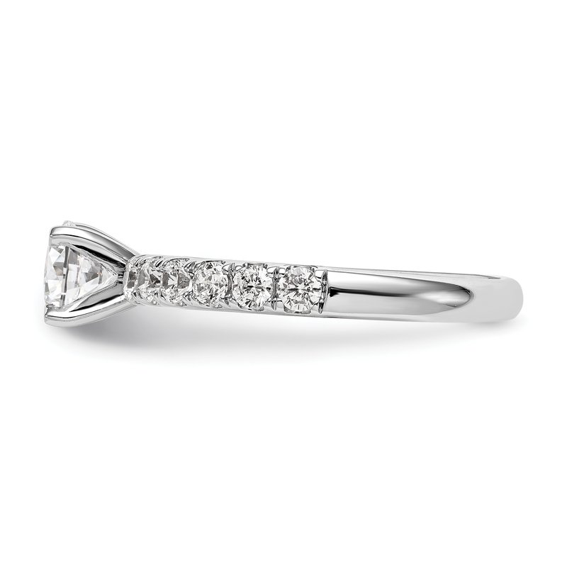 True Origin 14K White Gold 1/2 carat Lab Grown Diamond VS+ F+ Semi ...