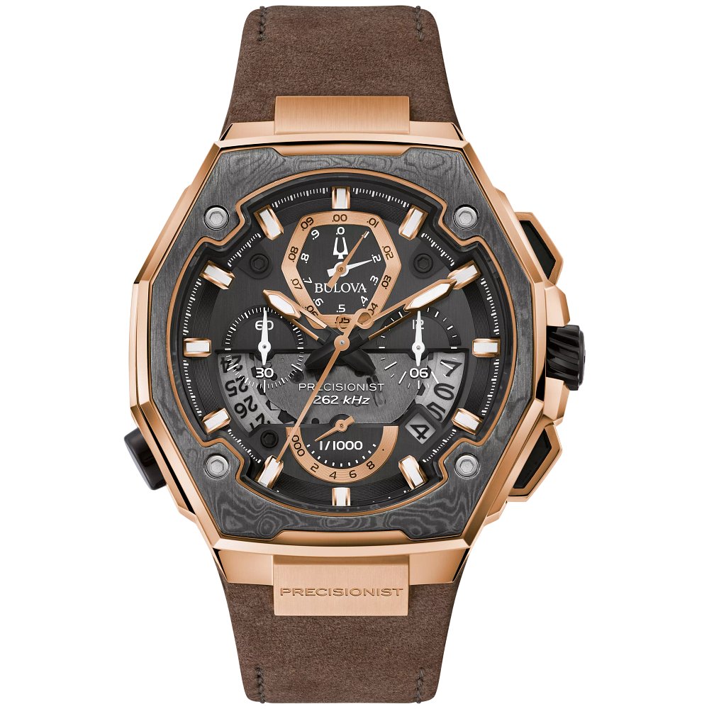 Bulova PRECIS M R ST BK CAL CHRONO 98B356 - Sartor Hamann Jewelers