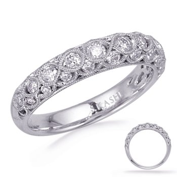 サルページ ウェディングシリーズ S. Kashi Bridal White Gold Matching Band EN7325-BWG