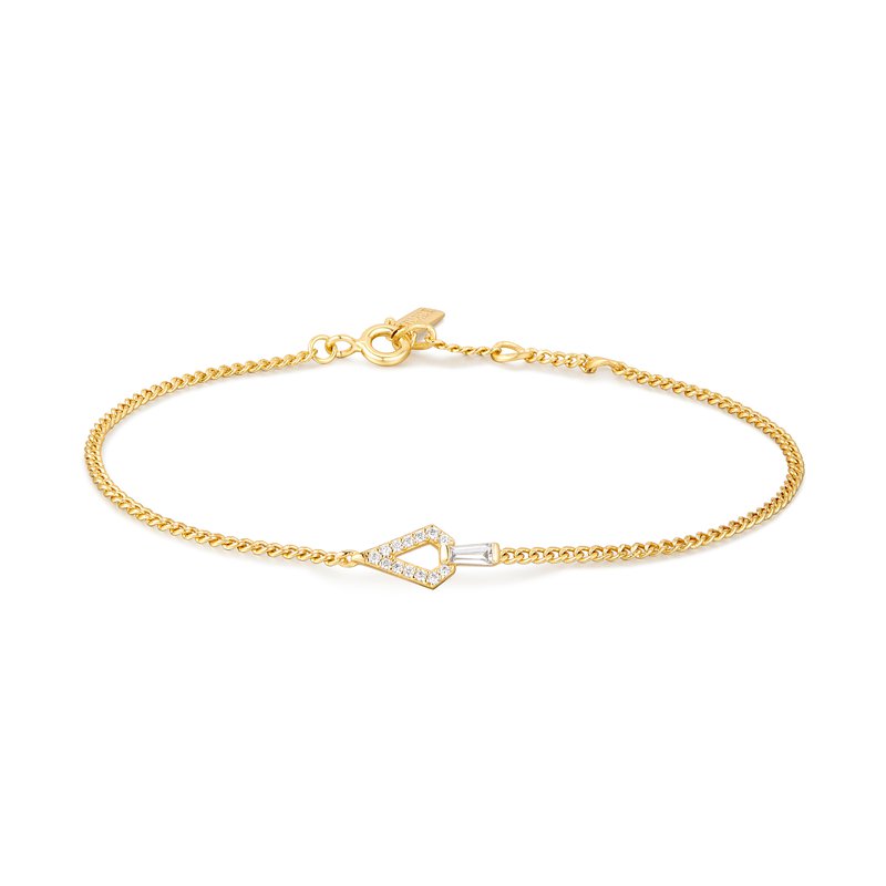 Gold Geometric Cubic Zirconia Bracelet Gold Geometric Cubic Zirconia Bracelet