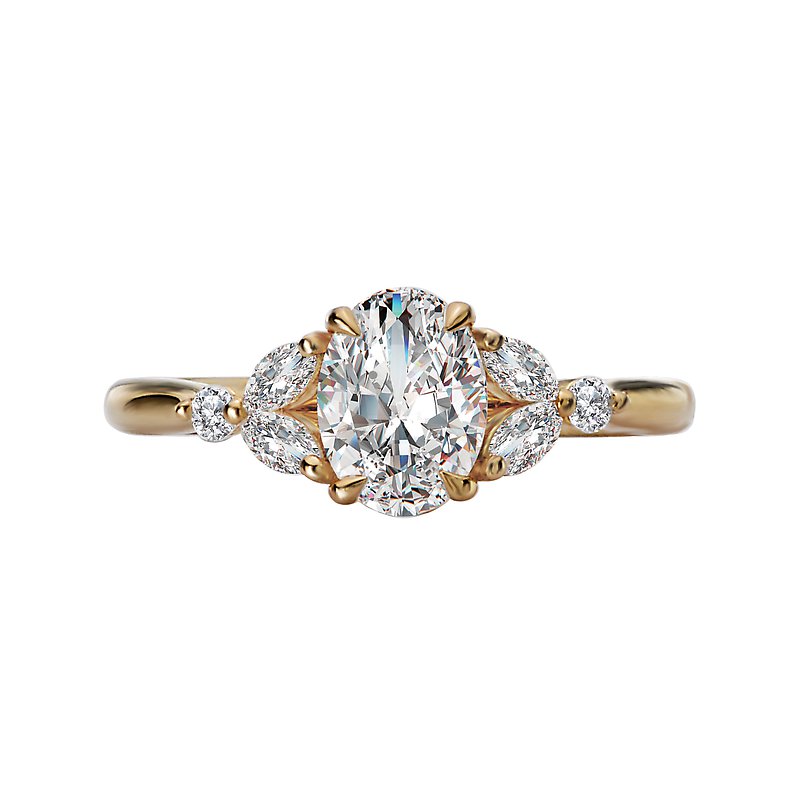 Romance *** Lab Grown Diamond *** Classic Semi-Mount
