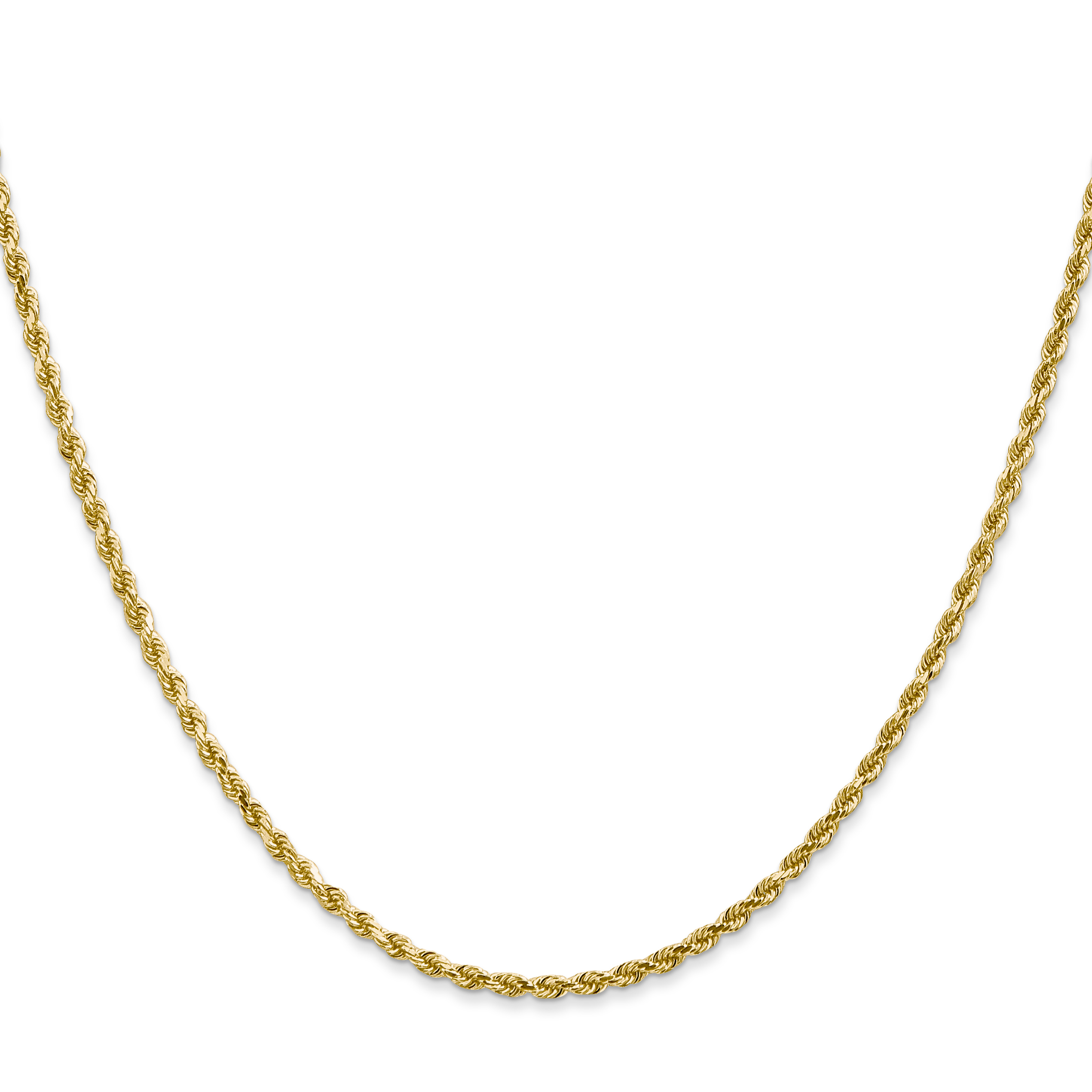 Leslie's 14k 2.0mm Diamond-cut Rope Chain 7002 - R.M. Johnson