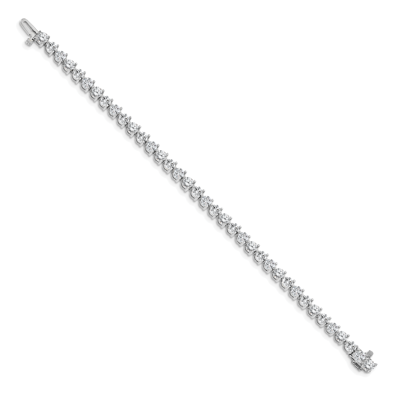 Quality Gold 14k White Gold Complete 8.5 carat Round A