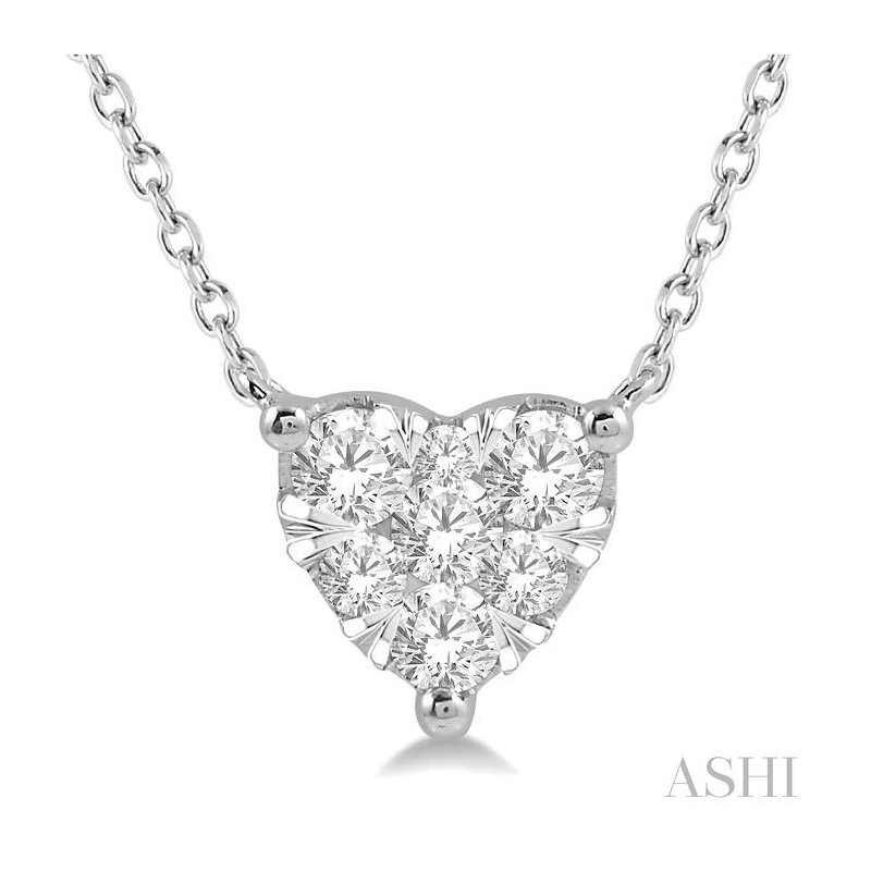 送料無料 ギフト ASHI Heart Shape Lovebright Essential Diamond Pendant 知育玩具