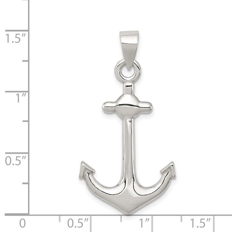 On sale Sterling Silver Anchor Pendant