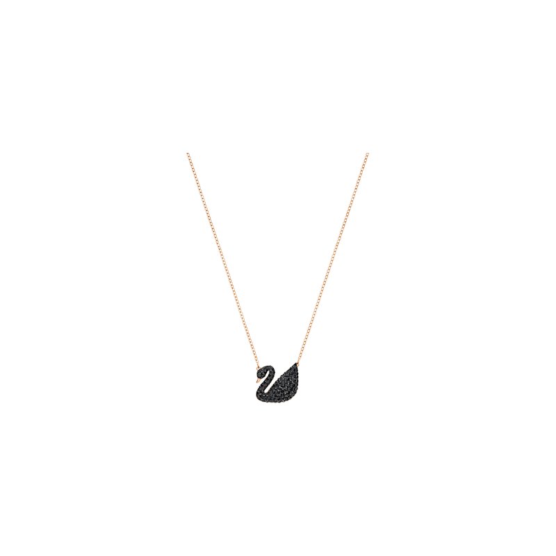 Swarovski Swarovski Iconic Swan pendant, Swan, Black, Rose