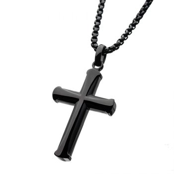 INOX Jewelry Two Layer Cross with X in the Middle Pendant