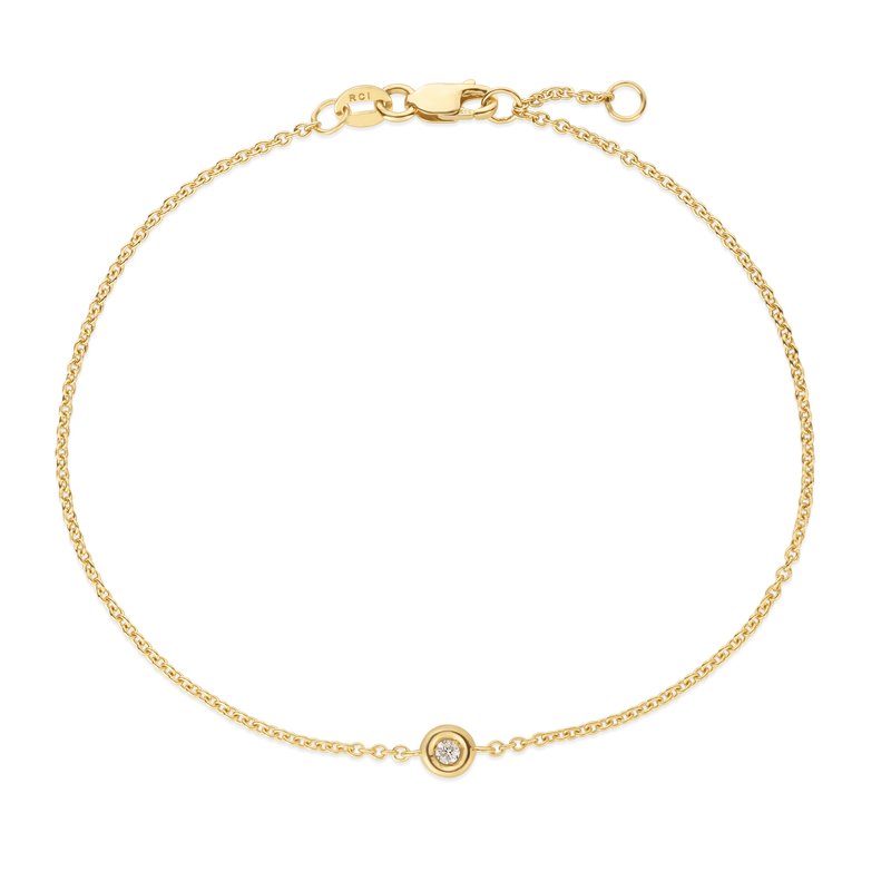 Royal Chain Royal Chain 14K Gold Solo Diamond Bracelets C15520-07 - Windy City Diamonds