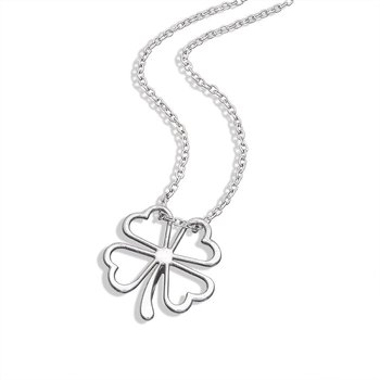 4-Leaf Clover Shamrock Cutout Pendant Necklace T494-TY2217