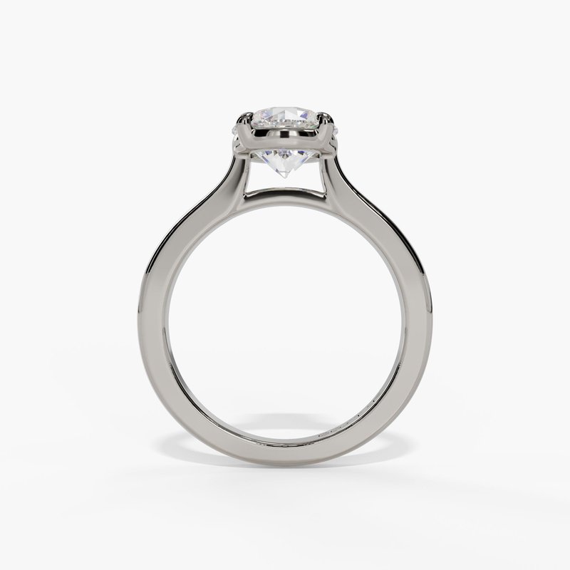 Cathedral Head With Bridge Setting Engagement Ring R14237 - Costar