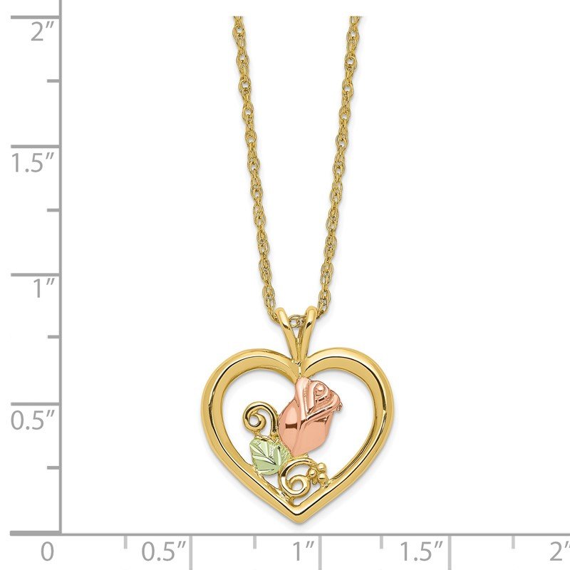 10k orders Gold Rose Necklace