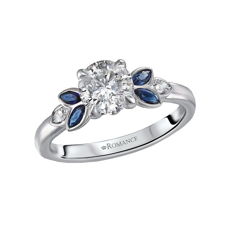 ＼半額SALE／ Romance Sapphire 119268-RD100K Ring Semi-Mount Diamond and モビール