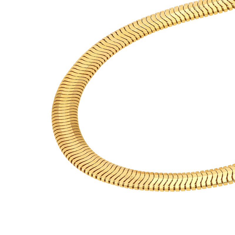 Midas Chain 4.2mm Light Oval Snake Chain with Lobster Lock