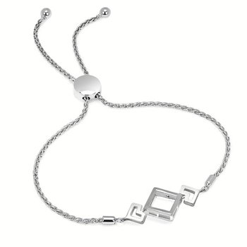 Tennis Bracelet, Green, Gold-tone plated 5555824 - Jeffrey