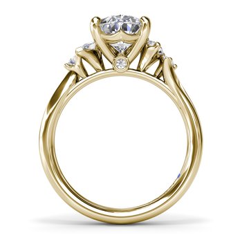 Timeless Pear Shaped Diamond Engagement Ring S4416