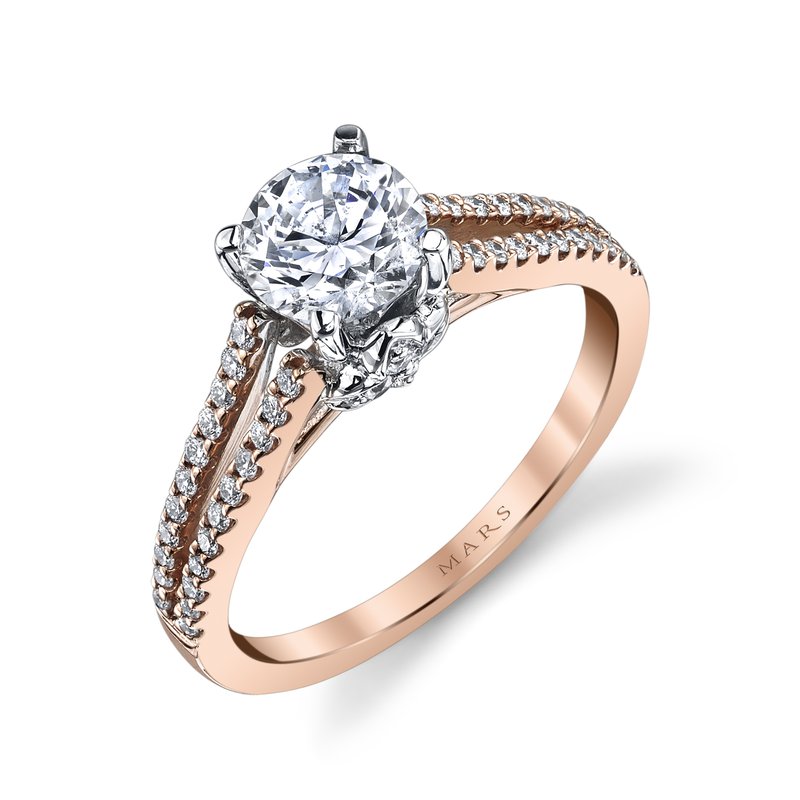 Mars Fine Jewelry Engagement Ring 25851 - The Diamond Family