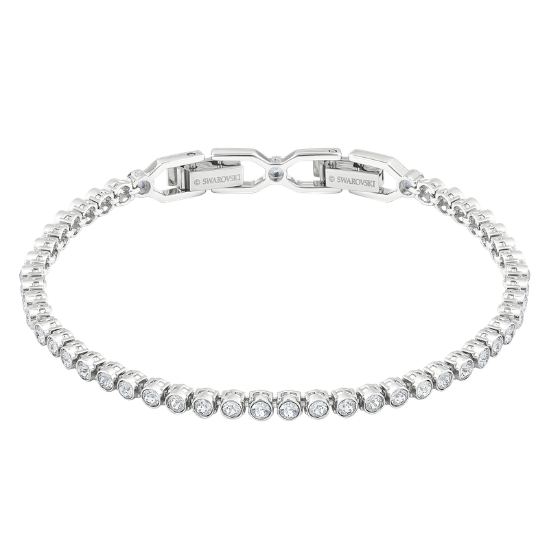 Swarovski Imber Emily Tennis bracelet, Round cut, White