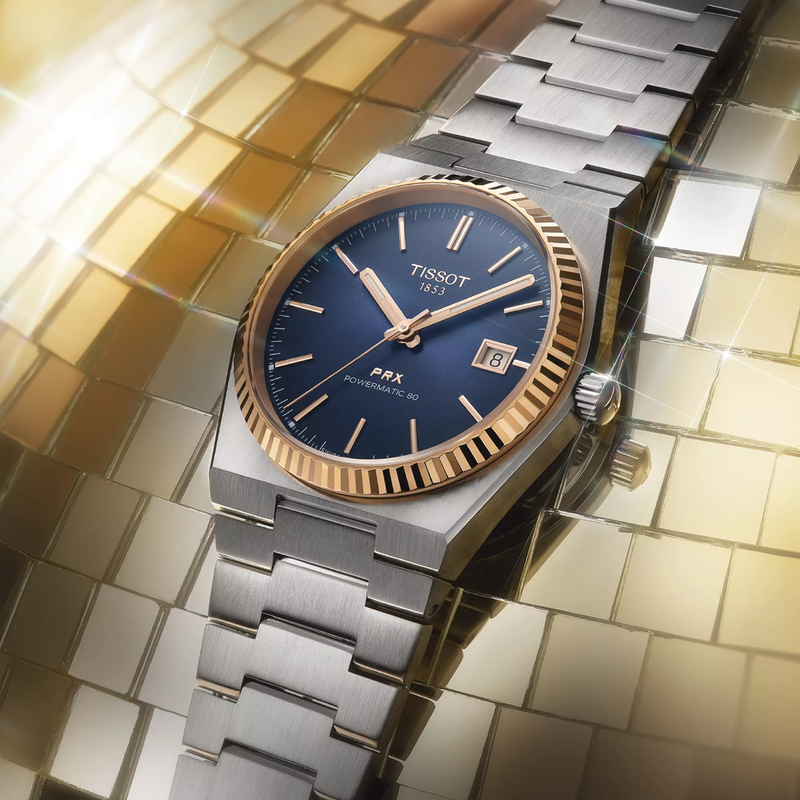 Tissot PRX Powermatic 80 Steel & 18K Gold Bezel 40mm Tissot PRX Powermatic 80 Steel & 18K Gold Bezel 40mm