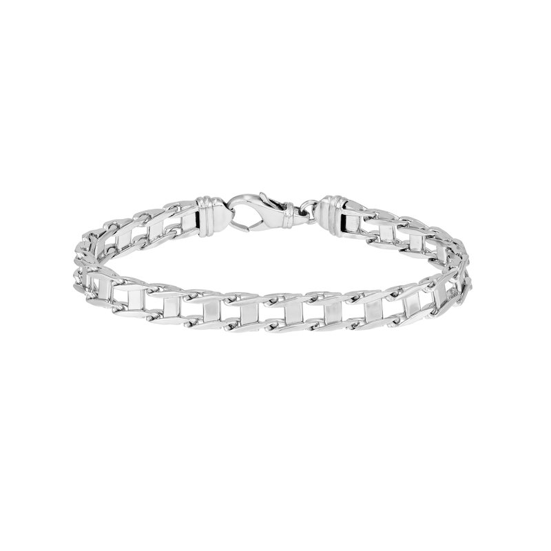 ☆MARS MARK☆ Basic Link Bracelet No2 M153 Force 10 bracelet 18k white gold and diamonds medium model